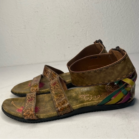 Elite by Corkys Apache olive floral sandals - Picture 2 of 5